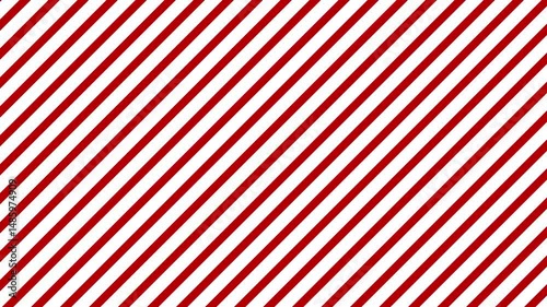 Animated diagonal striped background, Red and white seamless pattern video animation
