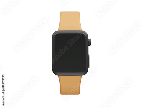 smartwatch icon 3d illustration render
