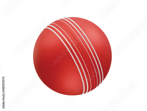 Cricket Ball 3D Icon illustration render