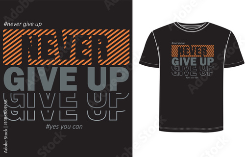 Motivational Typography T Shirt Design