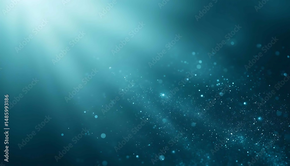 Fototapeta premium Subtle radiance effect on textured fabric-like surface, teal gradient