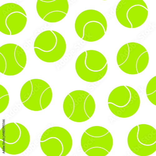 Tennis Pattern. seamless pattern of tennis balls. Sport background design