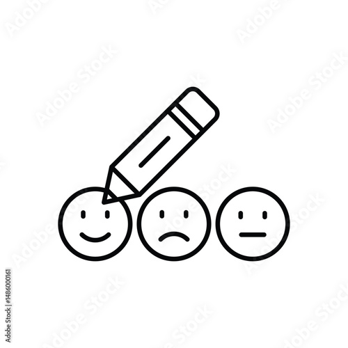 Reaction  Vector icon