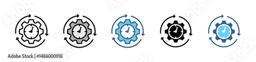 ESTATE PLANNING icons with various styles and colors