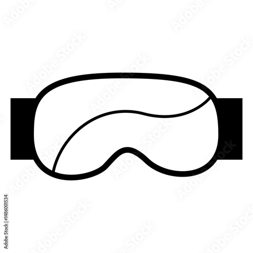 Ski goggles stroke