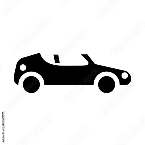 Convertible car icon