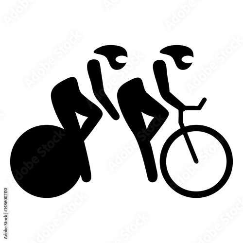 Paralympic sport pictogram cycling