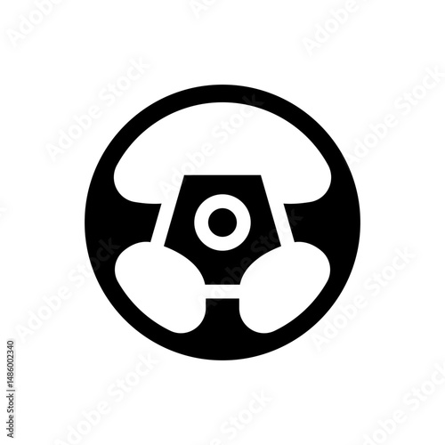 steering wheel car icon