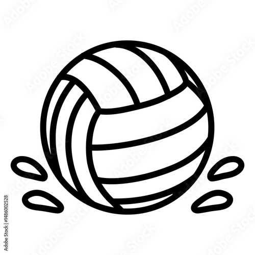 Waterpolo ball stroke