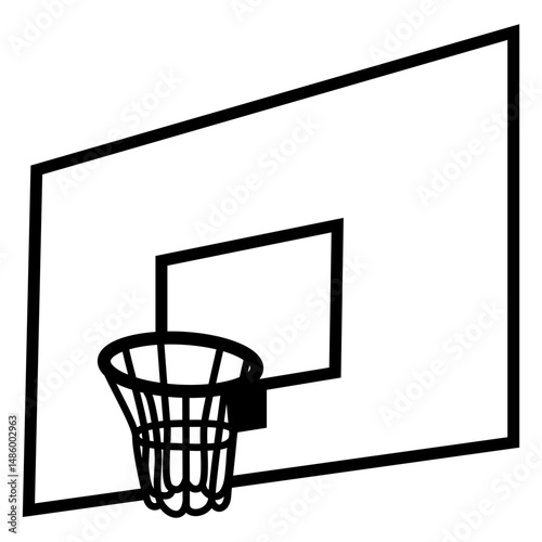 Backboard basket stroke