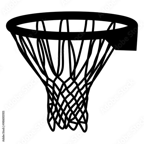 Basketball basket stroke basketball