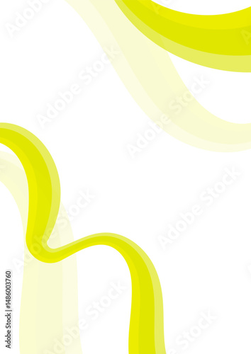 Abstract Yellow Wave Design Background for Modern Presentations
