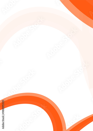 Modern Orange Abstract Background Design for Projects