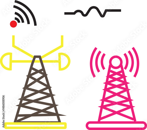 wireless communication tower and transm ission signal