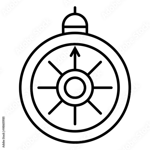 Compass arrow east nord west south stroke