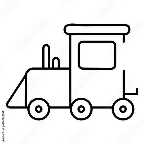 Toy train icon