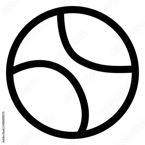 Baseball ball stroke icon baseball