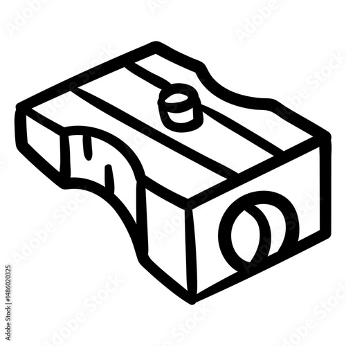 Pencil sharpener stroke