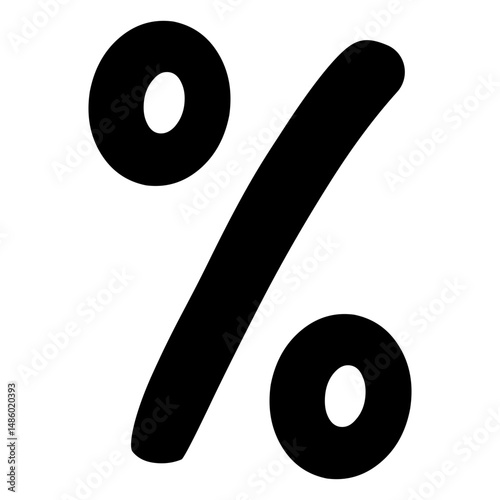 Percentage symbol stroke