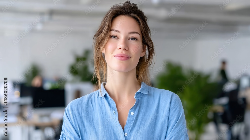 Professional Woman in Office Environment Professional Woman in Office Environment