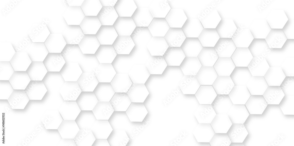 Abstract white hexagon concept background, Perfect geometric pattern or beautiful hexagon background, Luxury White Pattern, illustration geometry science and technology, geometric elegance hexagonal. Abstract white hexagon concept background, Perfect geometric pattern or beautiful hexagon background, Luxury White Pattern, illustration geometry science and technology, geometric elegance hexagonal.