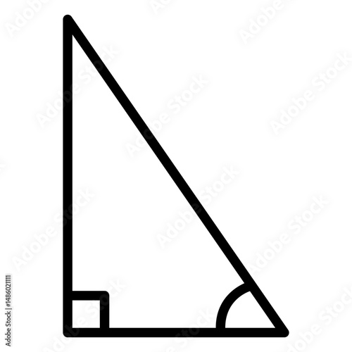 Right triangle stroke