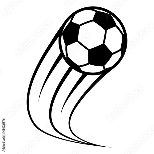 Soccer ball sport flying