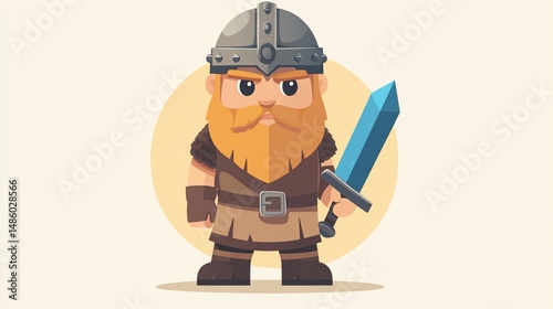Viking Cartoon Character Illustration (1)