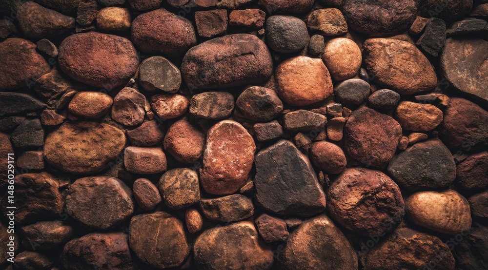 Close-up view of a textured stone wall Close-up view of a textured stone wall