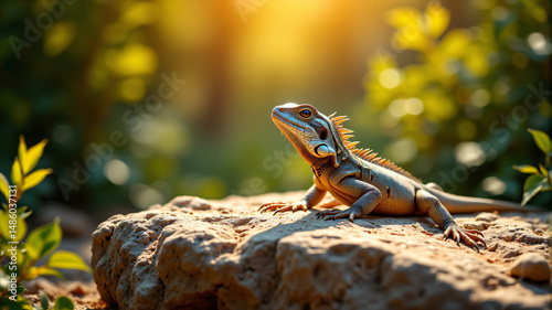 Vibrant Future The Colorful World of Iguanas photo