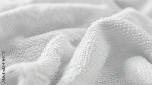 White Background Plush Texture: Soft, Luxurious, and Visually Appealing for Design Projects