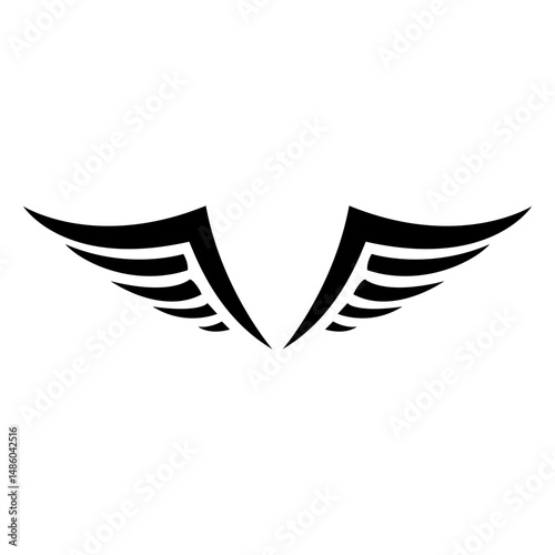 Decorative phoenix wings