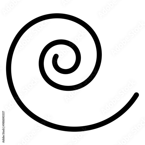 Swirl tornado icon