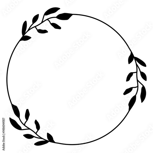 Circular branches frame