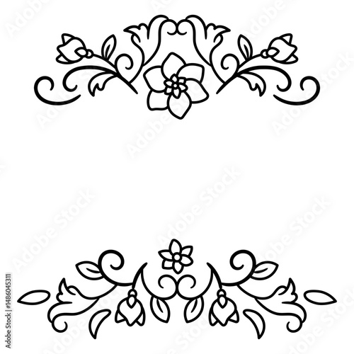 Ornate decorative frame