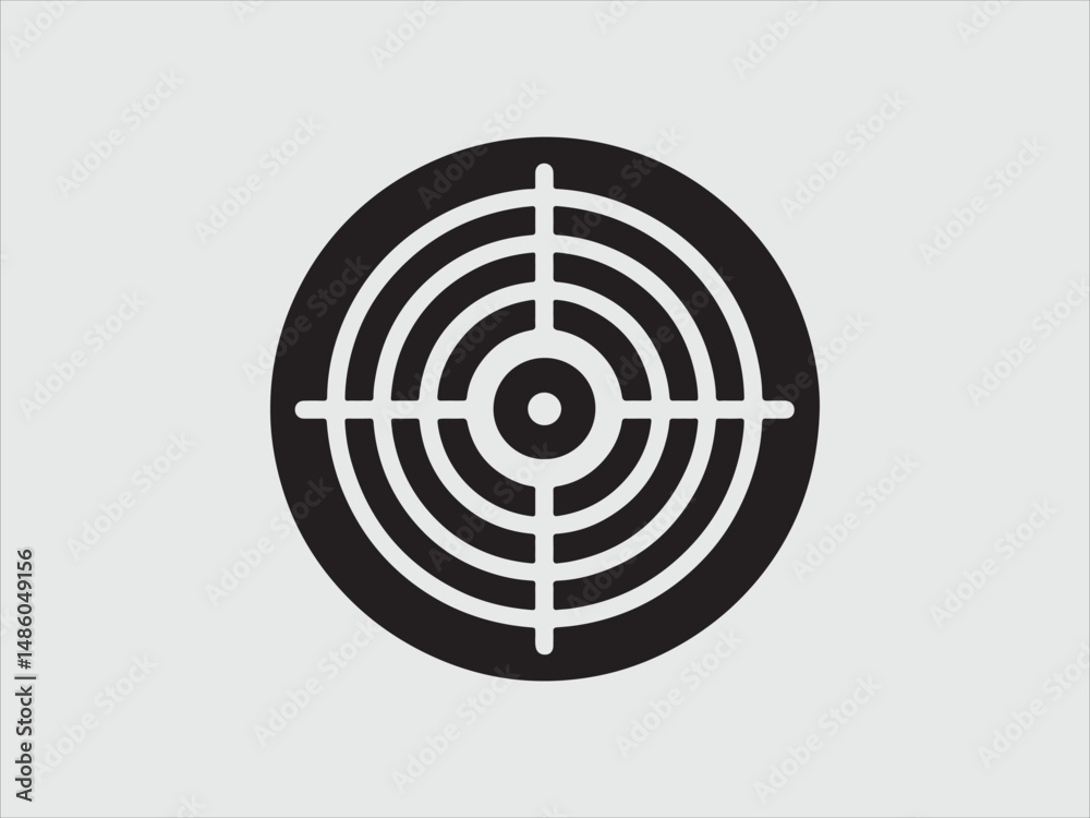 Target icon. Target Line Icon Design, Target and Goal abstract Vector icon single file Target icon. Target Line Icon Design, Target and Goal abstract Vector icon single file