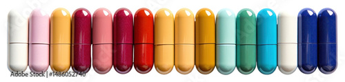 PNG Pill capsules white background organization arrangement.
