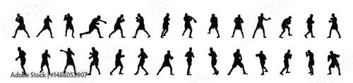 Boxers Silhouettes Set