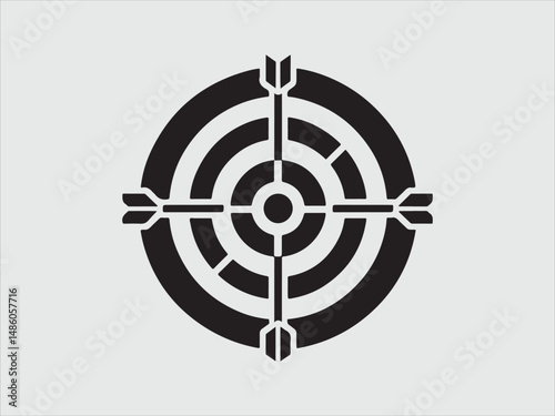 target aim icon, focus icon vector design symbol. target, challenge, objective icon vector.