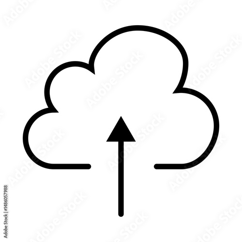 Upload cloud icon