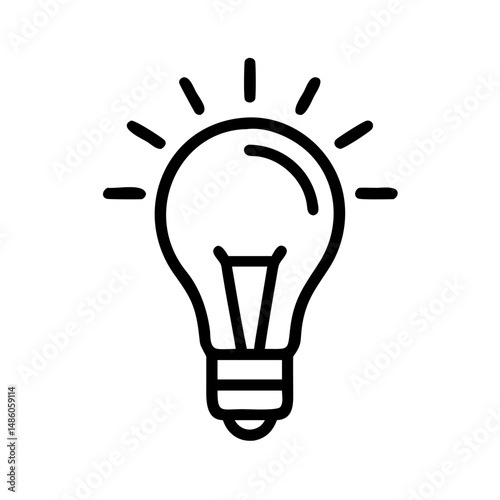Icon of a Light Bulb