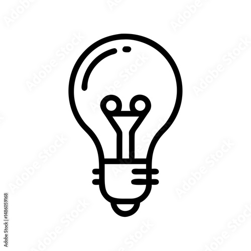 Icon of a Light Bulb