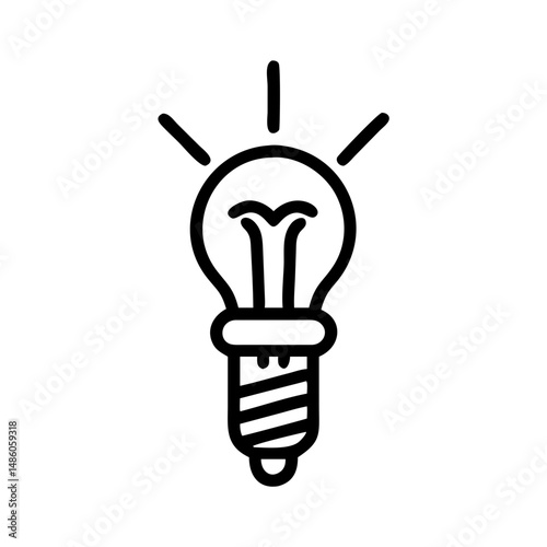 Icon of a Light Bulb