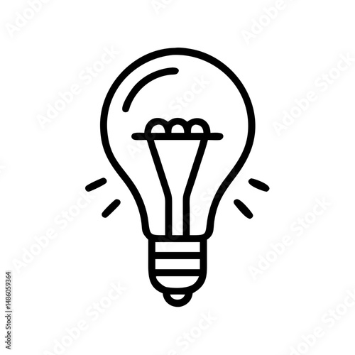 Icon of a Light Bulb