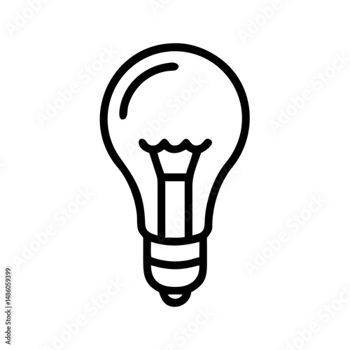 Icon of a Light Bulb