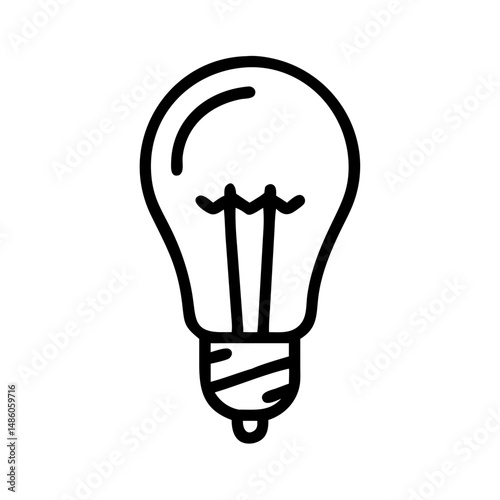 Icon of a Light Bulb