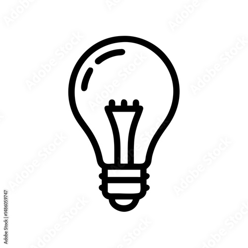 Icon of a Light Bulb