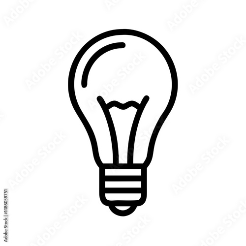 Icon of a Light Bulb