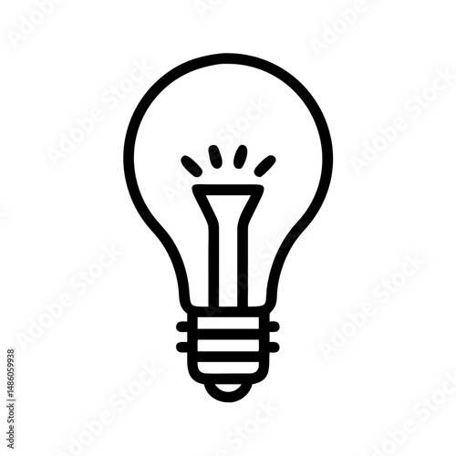 Icon of a Light Bulb