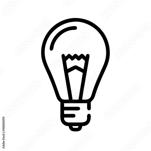 Icon of a Light Bulb